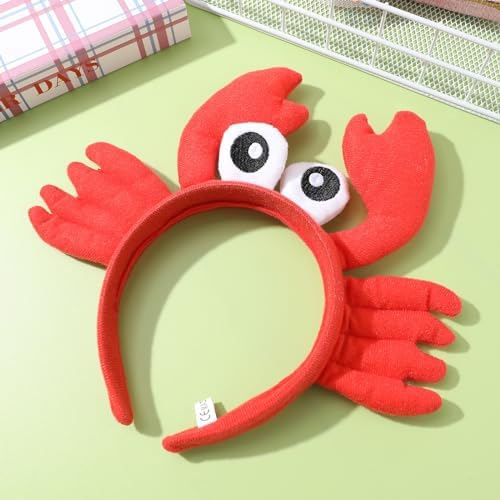 Kisangel Plush Crayfish Headband with Claws