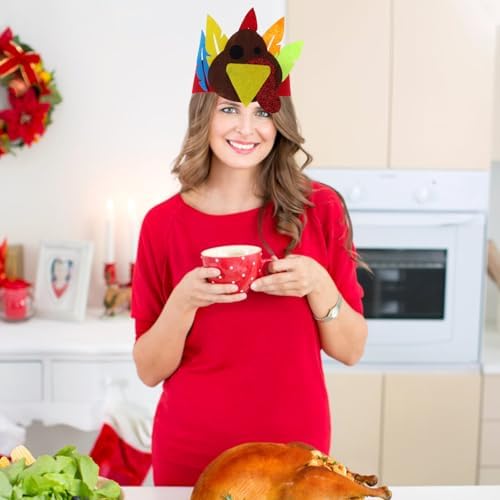 Adorable Turkey Headband for Thanksgiving Party