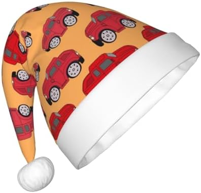 Red Cars Santa Hat for Kids Christmas Party Headwear