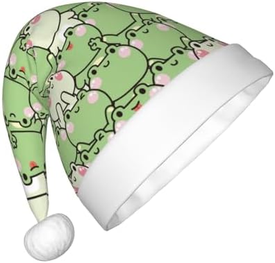 Cute Frogs Santa Hat for Kids Christmas Party Headwear
