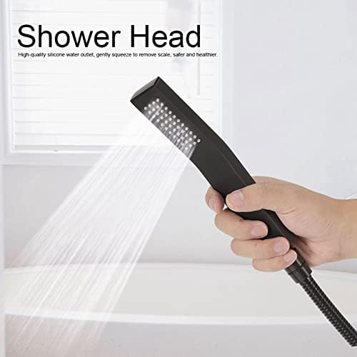G12in Pressurized Handheld Shower Head with Silicwater Outlet and Insulated Liner
