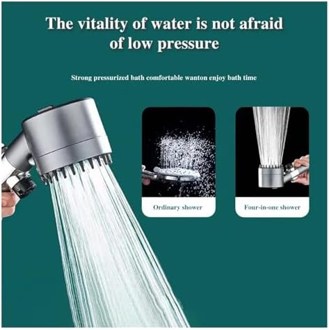 NATTCO 3 Mode Handheld Massage Showerhead with Filter