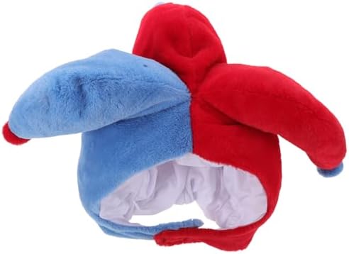 LOGOFUN Halloween Clown Plush Costume Hat