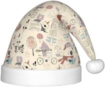 Cute Animal Santa Hat for Kids Baby Christmas Party Headwear