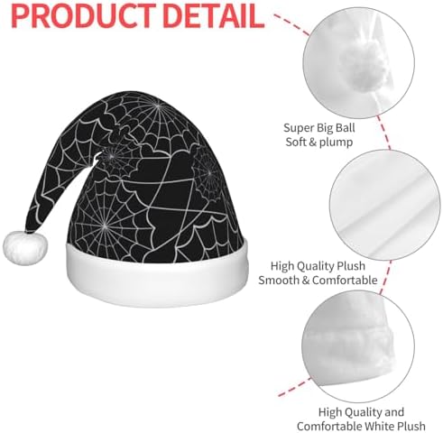 Black Santa Hat for Kids Christmas Party Costume