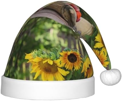 Vintage Wooden Bucket Santa Hat for Kids Christmas Party