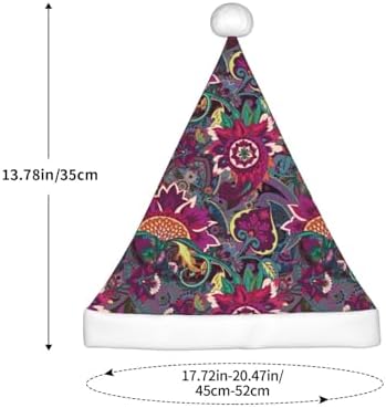 Vintage Oriental Paisley Santa Hat for Kids
