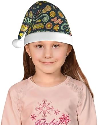 Colorful Santa Claus Hat for Kids and Babies
