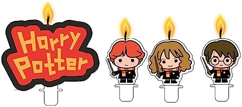 Amscan Harry Potter Birthday Candle Set 4 Pcs