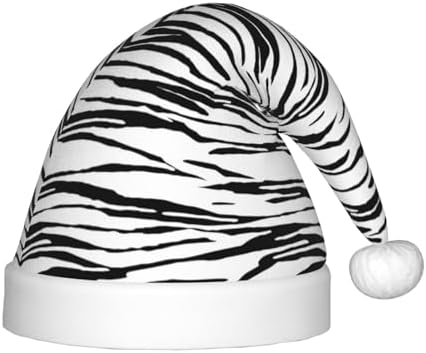 Wavy Lines Stripes Santa Hat for Kids Baby Christmas Hat