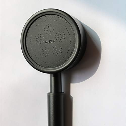 TYZK Black Stainless Steel Handheld Shower Head
