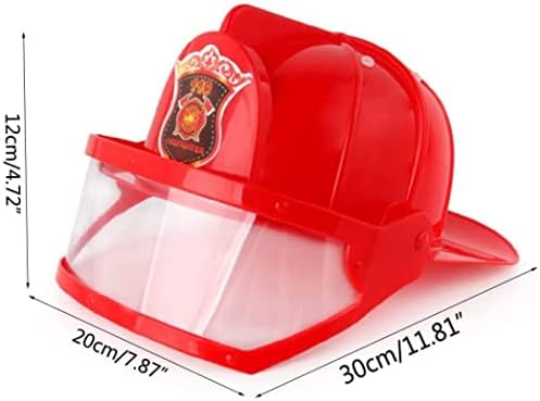 Nirelief Children Fireman Helmet Halloween Party Role Play Toy