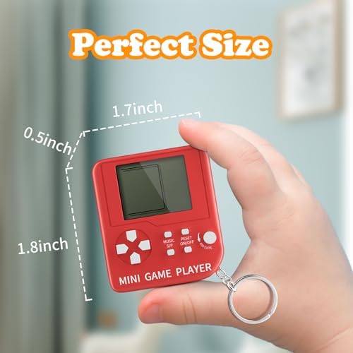 DJMUMU 24PCS Video Game Keychain Party Favors