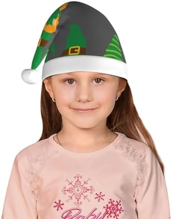 Spring St Patricks Day Irish Gnome Santa Hat for Kids