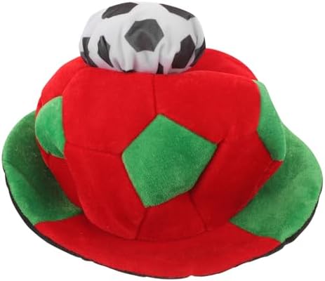 LOGOFUN Soccer Party Hats Football Celebration Cap Photo Props for International Festival