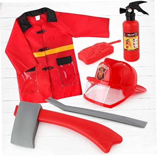 Nirelief Children Fireman Helmet Halloween Party Role Play Toy