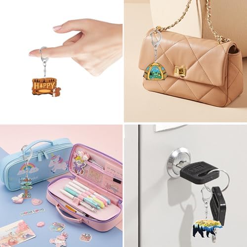 16Pcs Camping Party Favors Keychain Adventure Set