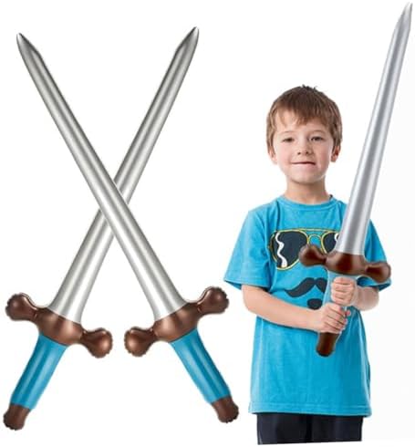 Totority Pirate Swords Inflatable Props for Halloween Birthday Party Decorations