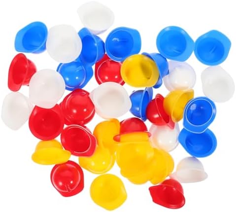 LUOZZY 40pcs Mini Construction Hat Plastic Animal Helmet Dollhouse Accessories