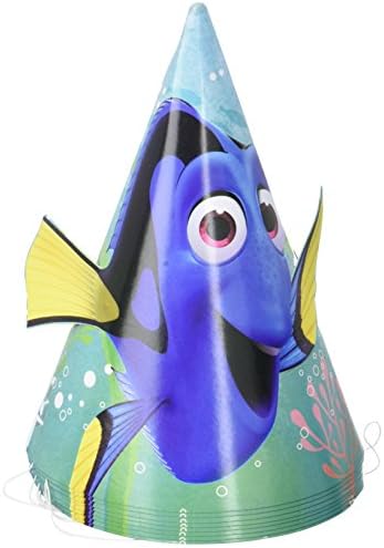 Amscan Finding Dory Paper Cone Hat 8pcs