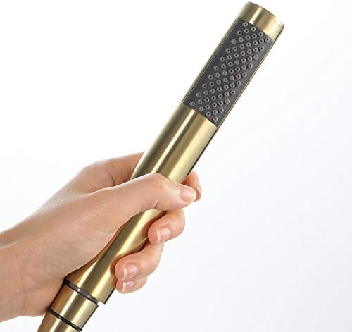 Round Brass Hand Shower with Rose Gold Finish 1