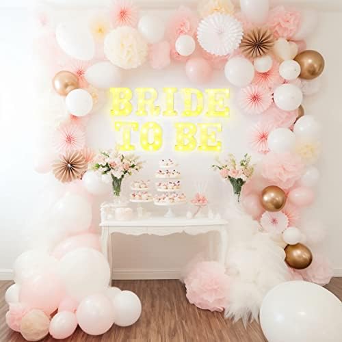 Bride to Be LED Light Set - 9 Piece Letter Decor