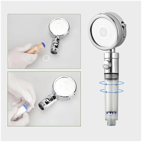 NATTCO Handheld Shower Head Filter Replacement with 51020Pcs PP Cotton Cartridge