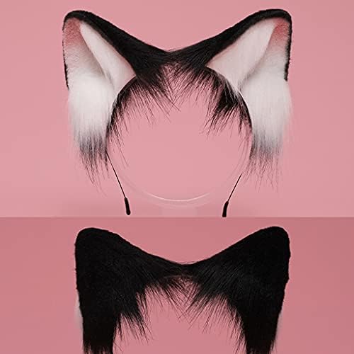 Eincorn Girls Animal Ears Plush Hair Hoop Headwear