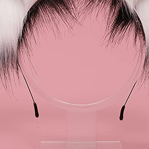 Eincorn Girls Animal Ears Plush Hair Hoop Headwear