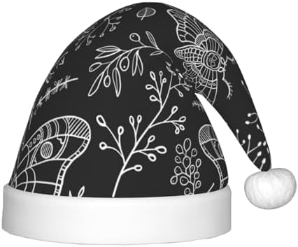 Dead Head Butterfly Santa Hat for Kids