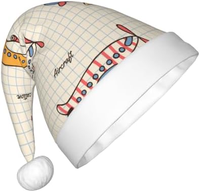 Striped Vintage Santa Hat for Kids Christmas Party Headwear