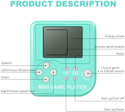 DOEA 24Pcs Video Game Keychain Party Favors