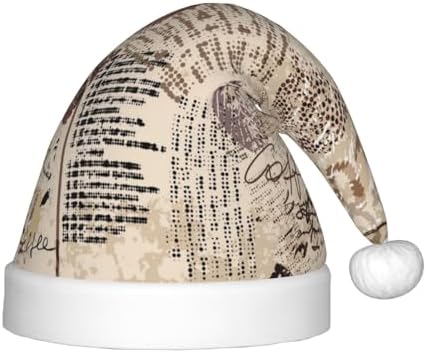 Abstract Christmas Pattern Santa Hat for Kids Baby