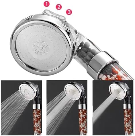 NATTCO 3 Function High Pressure Handheld Showerhead