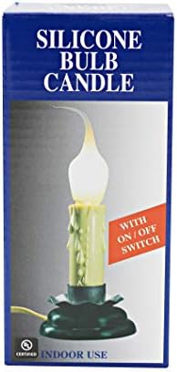 Creative Hobbies Rustic Country Candle Lamp 5 Inch Plug In