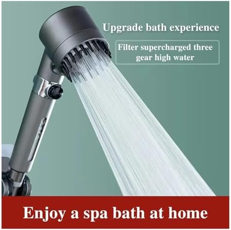 NATTCO 3 Mode Handheld Massage Showerhead with Filter