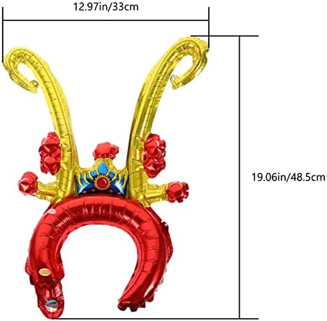 VOSAREA 50pcs Inflatable Cartoon Headbands for Kids