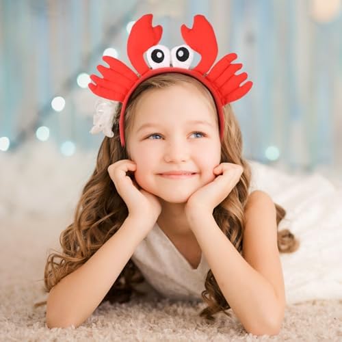 Kisangel Plush Crayfish Headband with Claws