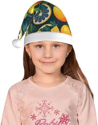 Kids Christmas Santa Hat with Plush Material