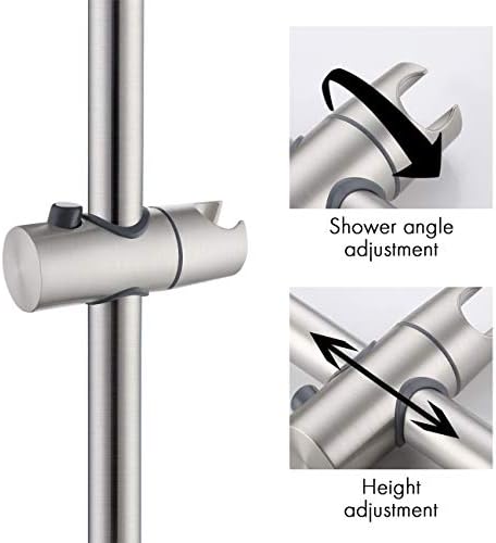 KES 5-Function Handheld Shower Head with Slide Bar