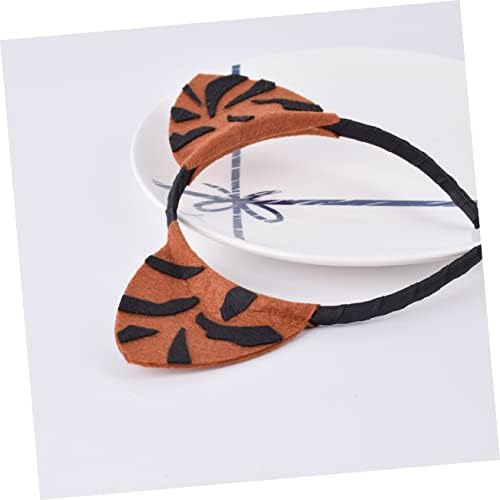 4pcs Animal Headband with Lion Tiger Elephant Monkey Designs