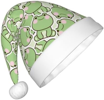 Cute Frog Santa Hat for Kids Christmas Party Headwear