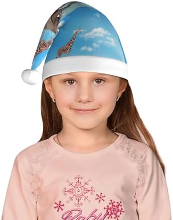 Classic Santa Claus Hat for Kids Baby Christmas Party Wear
