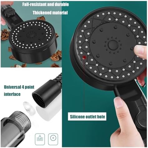 NATTCO Filtered Shower Head with 10 Spray Modes Handheld