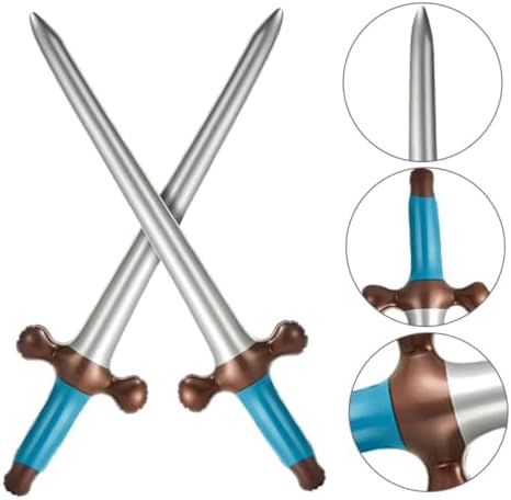 Totority Pirate Swords Inflatable Props for Halloween Birthday Party Decorations