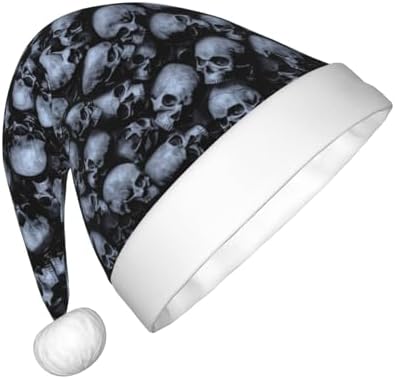 Gothic Skull Santa Hat for Kids Baby Christmas Party Hat