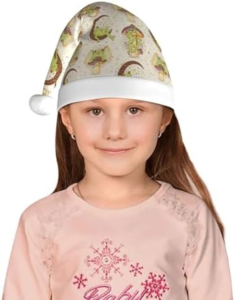 Frogs Santa Hat for Kids Baby Christmas Headwear