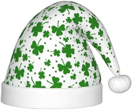 St Patricks Day Santa Hat for Kids Christmas Party Headwear