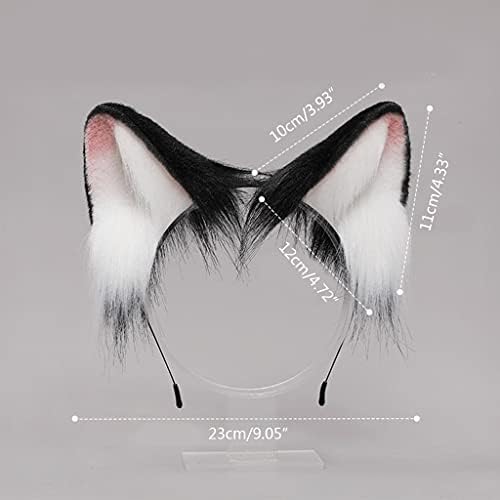 Eincorn Girls Animal Ears Plush Hair Hoop Headwear