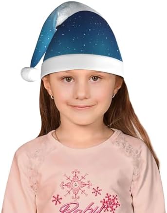 Christmas Snowflakes Santa Hat for Kids and Babies